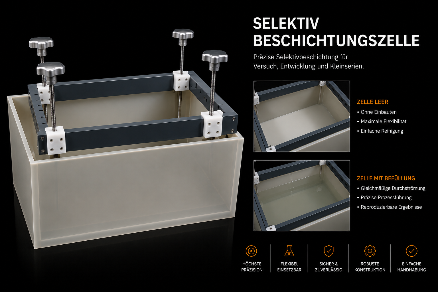Selektiv-Beschichtungszelle